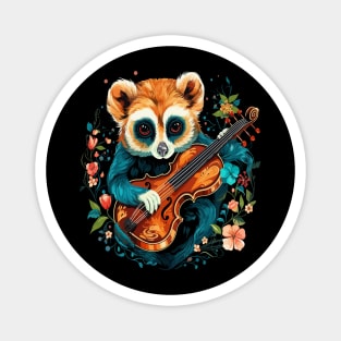 Slow Loris Playing Violin Magnet